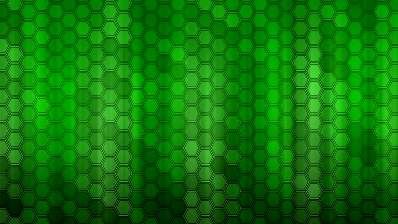 4k verde colorido hexágono fondo abstracto - video de stock bucle sin costuras