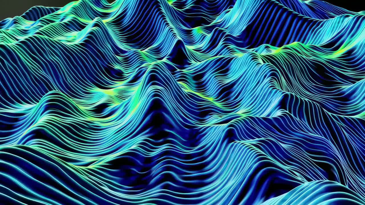 Abstract 3D Mountains