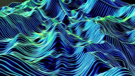 abstract 3d mountains