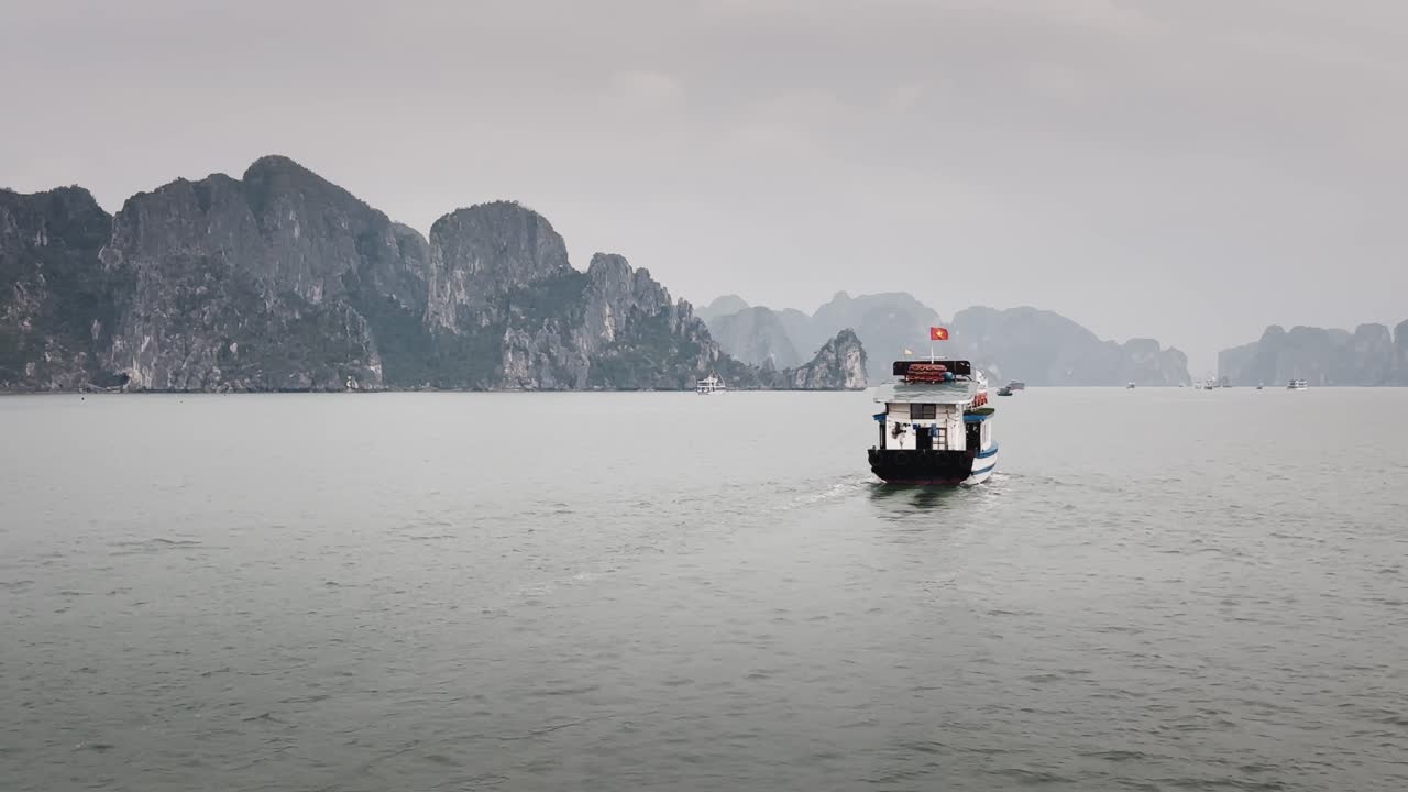 Boat in Halong Bay, Vietnam
