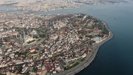 aerial view of istanbul city. istanbul city in turkey