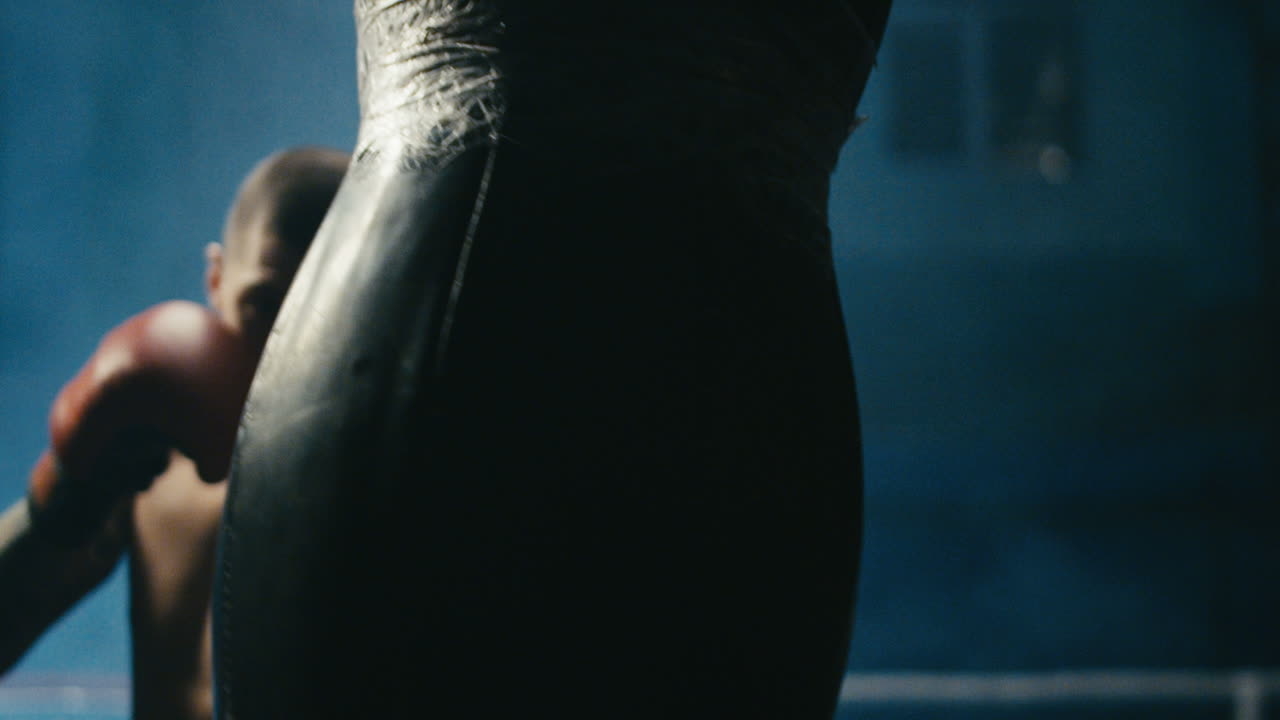 sesión de entrenamiento de boxeo