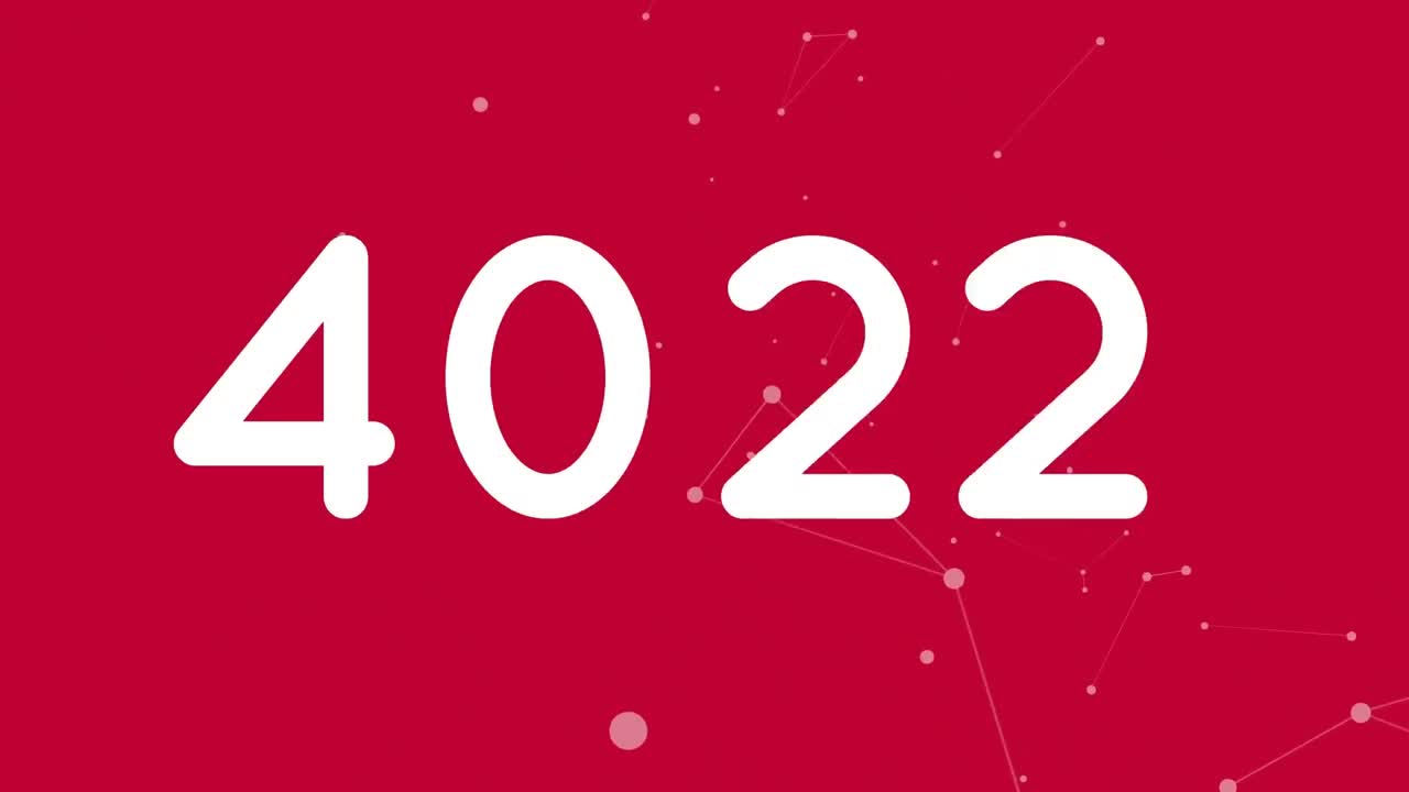 números y líneas asimétricas