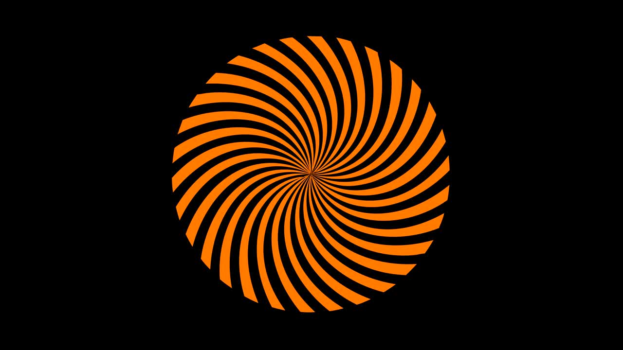 modelo de video 4k con efecto estroboscópico e hipnótico, en formato de video 16: 9.