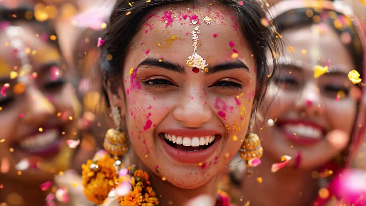 Joyful Celebration of Holi Festival