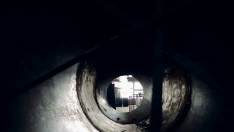 overhead crane in power plant. industrial overhead crane at power plant indoors