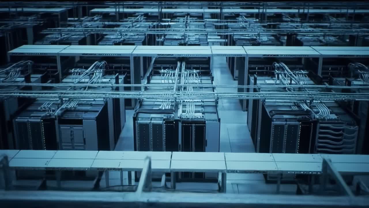 Interior of a Data Center