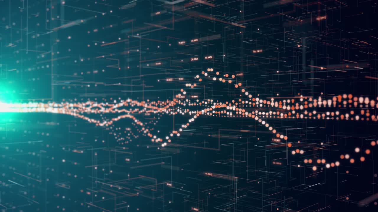 Abstract Financial Trading Animation with Big Data Streams and Grid Networks