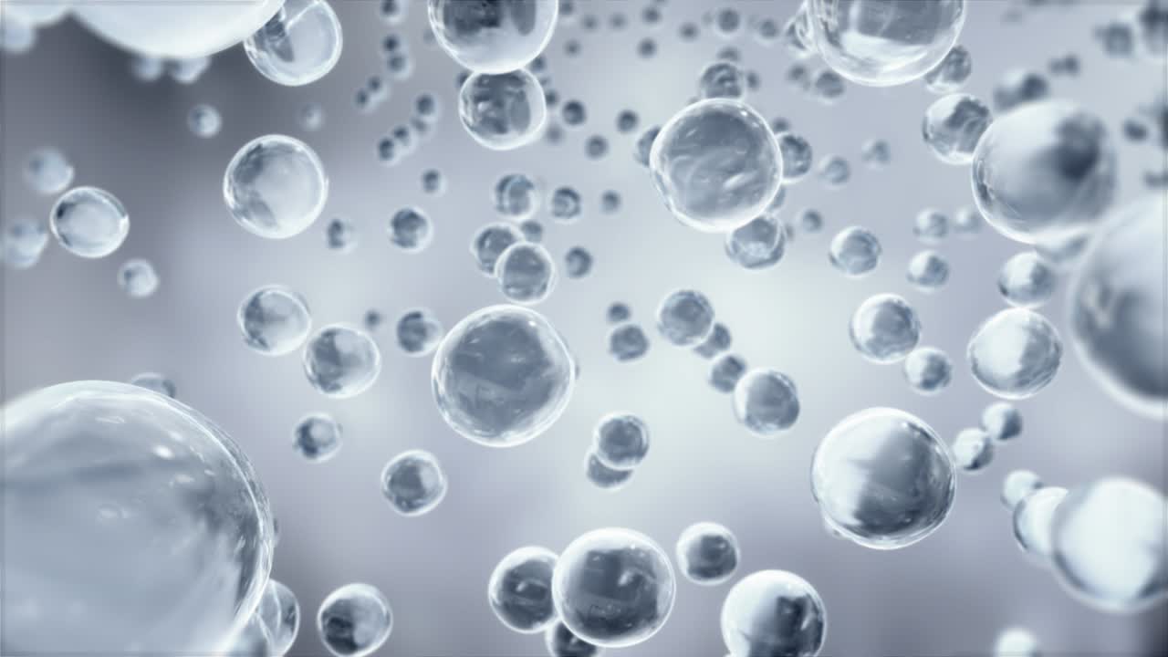 burbuja de suero 3d para cosméticos