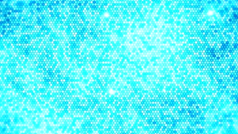 relámpago eléctrico de fondo de panal de miel. hexágono eléctrico brillante con luz brillante. animación de bucle de tecnología de negocios.