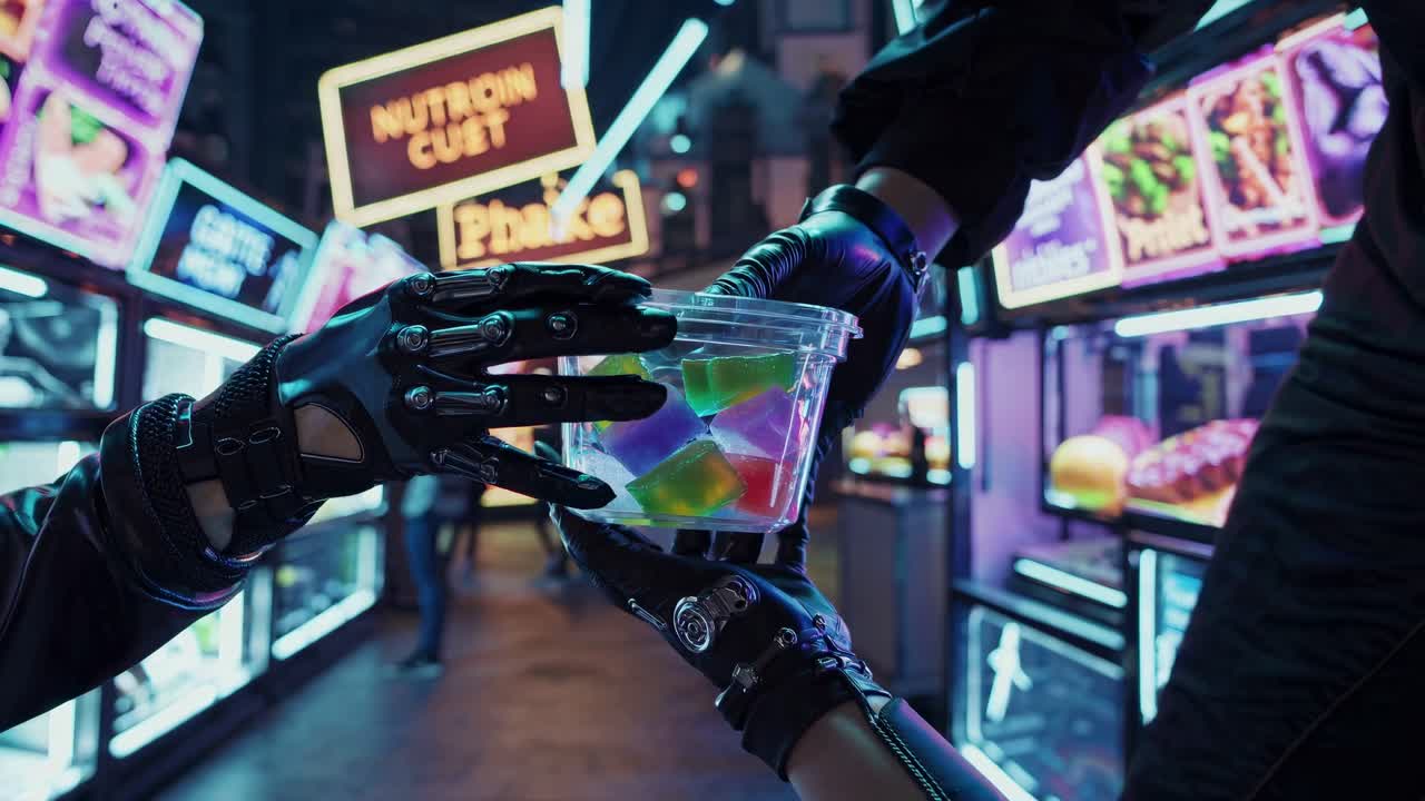 사이버 크 음식 교환