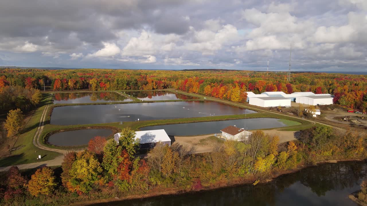 planta de tratamiento de aguas residuales, ciudad de mackinaw, michigan