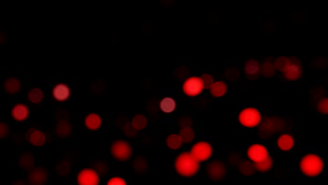 animación de alta calidad roja de fondo de navidad abstracto borroso con luces desfocalizadas bokeh. bucle sin costuras