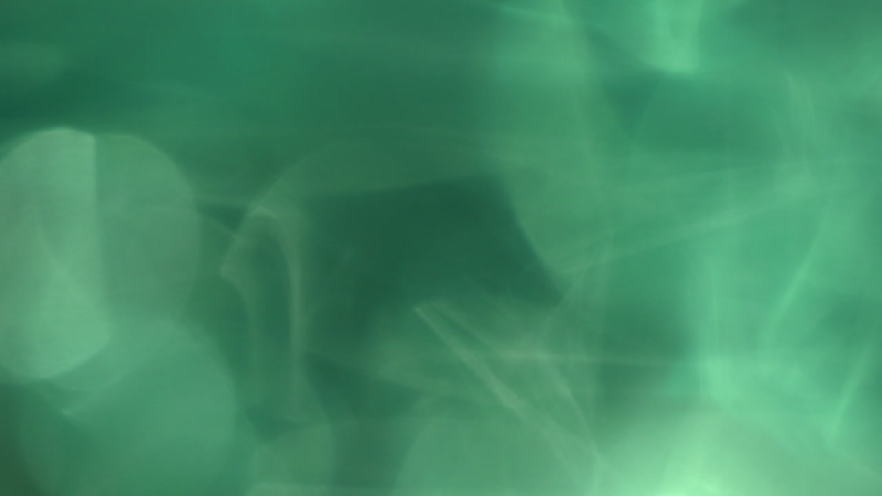 Abstract Green Light Bokeh Background Overlay