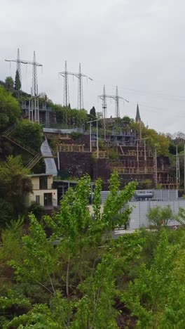 bolzano italy electrical grid infrastructure view