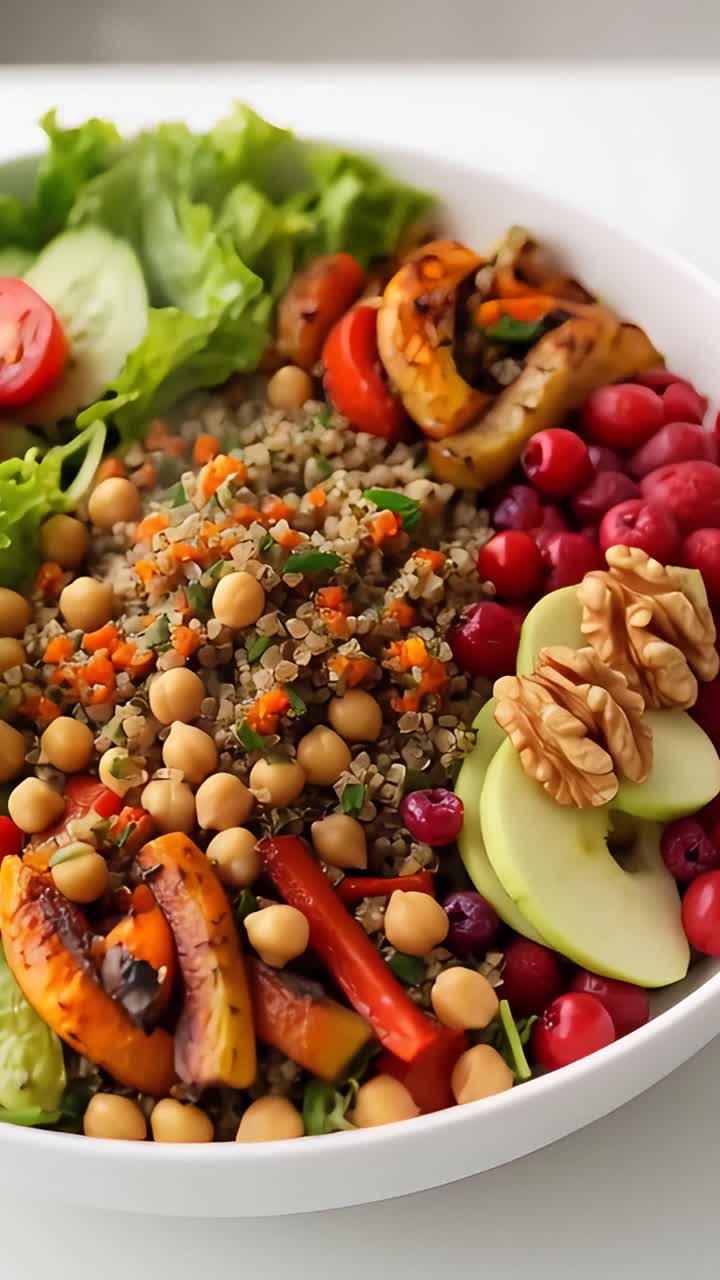 Salat Gesundes Essen 4K