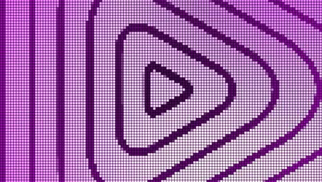 botón de reproducción de vídeo de mosaico púrpura abstracto