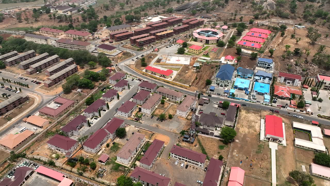 abuja Ariel view with building and offices