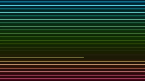 líneas de láser de neón coloridas fondo de movimiento abstracto