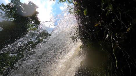 Fuerte-Cascada,-Punto-De-Vista,-En-La-Asombrosa-Tailandia