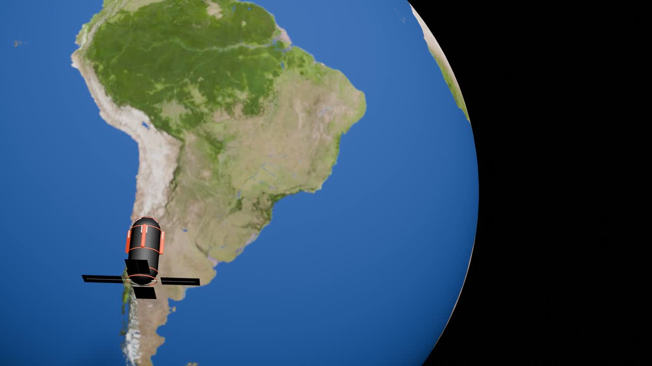 우주 위성 지구