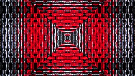 kaleidoscopio en movimiento. gráficos en movimiento de 4k