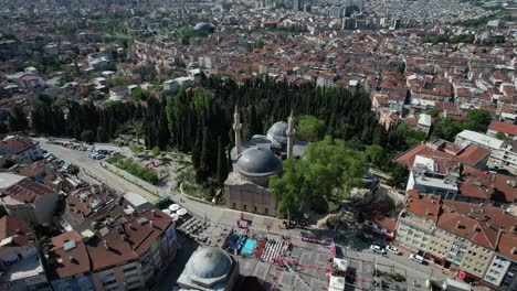 vista aérea de la ciudad urbana