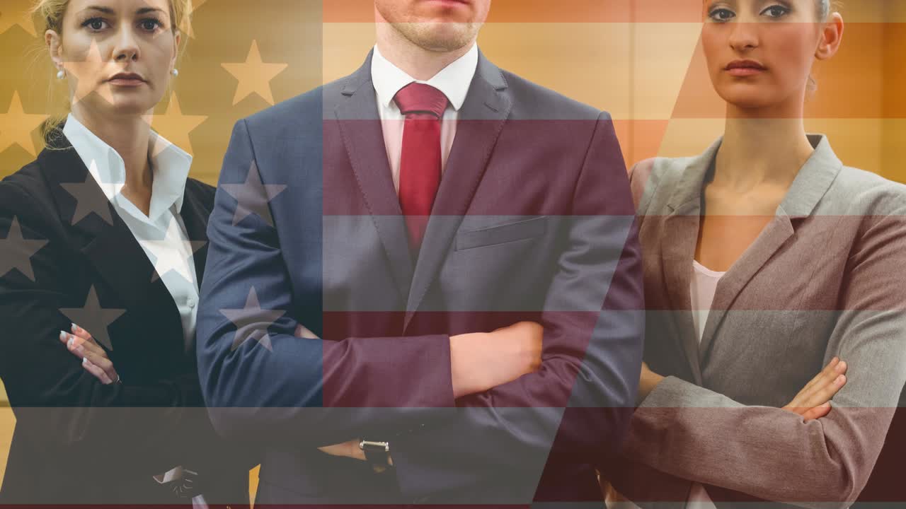 미국  ⁇ 발이 떠있는 재판 중에 배심원들의 애니메이션