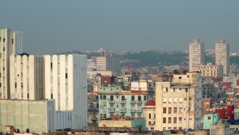 skyline of havana, cuba with buildings