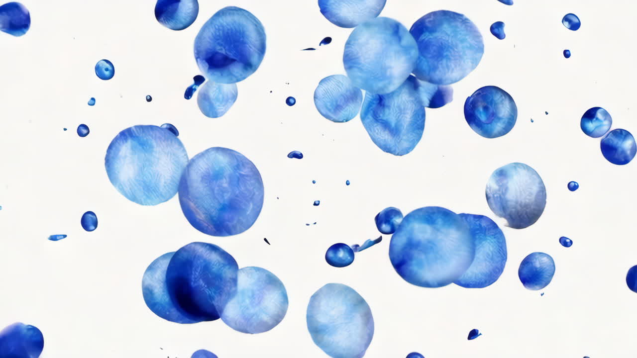 Abstract Blue Circles