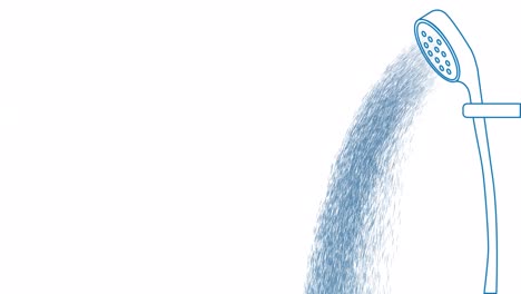 animación de la ducha (fondo transparente)