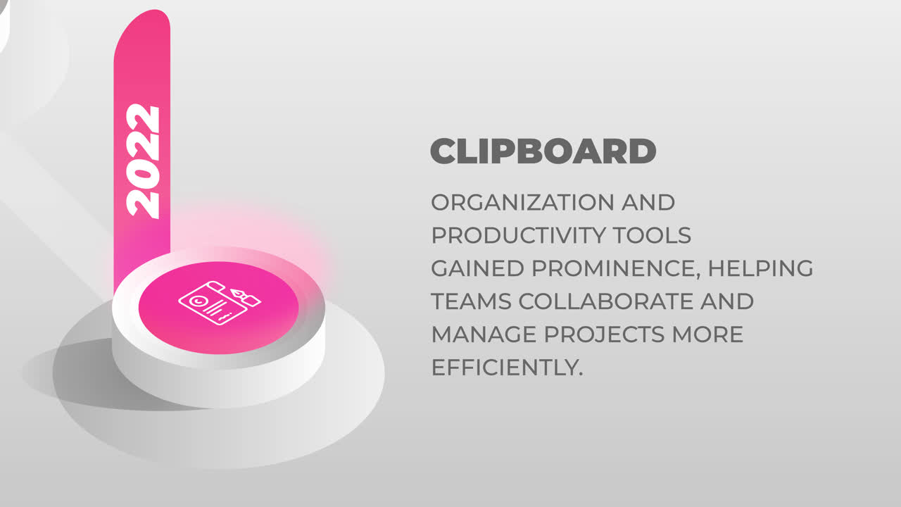 비즈니스 타임라인 인포그래픽