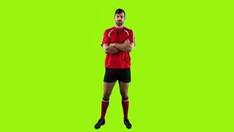 Professional-rugby-player-standing-with-crossed-arms-4k