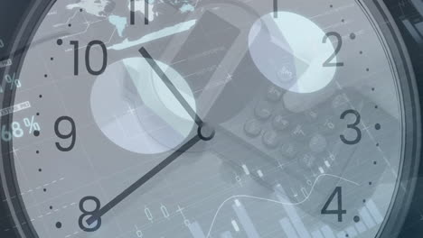 Animación-De-Diagramas-Y-Procesamiento-De-Datos-Con-Reloj-En-Terminal-De-Pago.