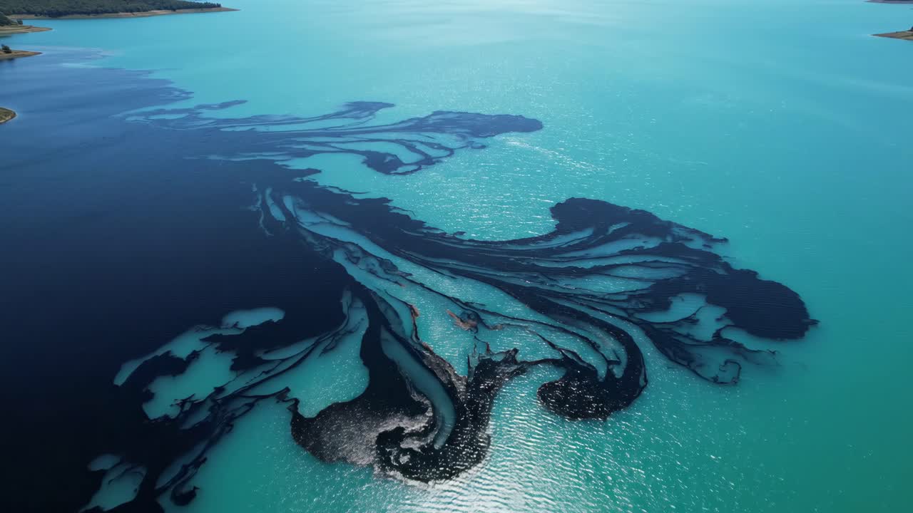 Water pollution in a lake