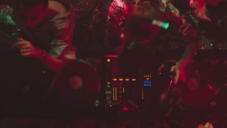 la fiesta de la noche de dj