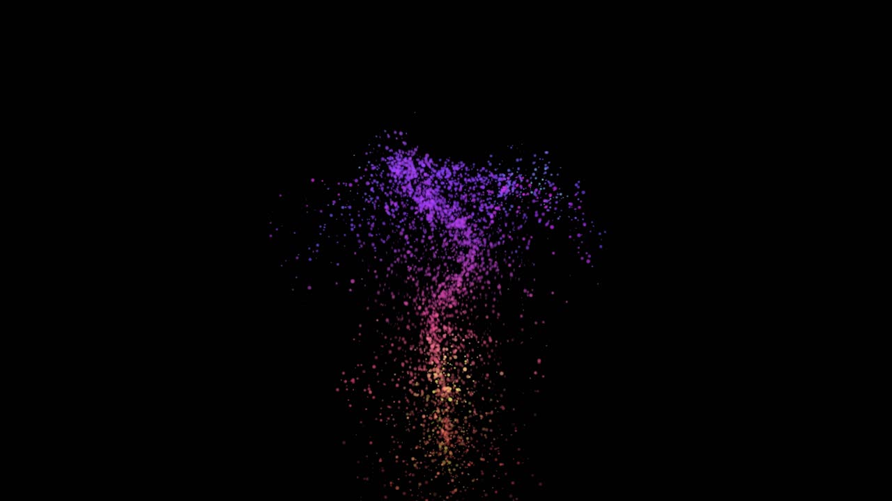 다채로운 입자 폭발