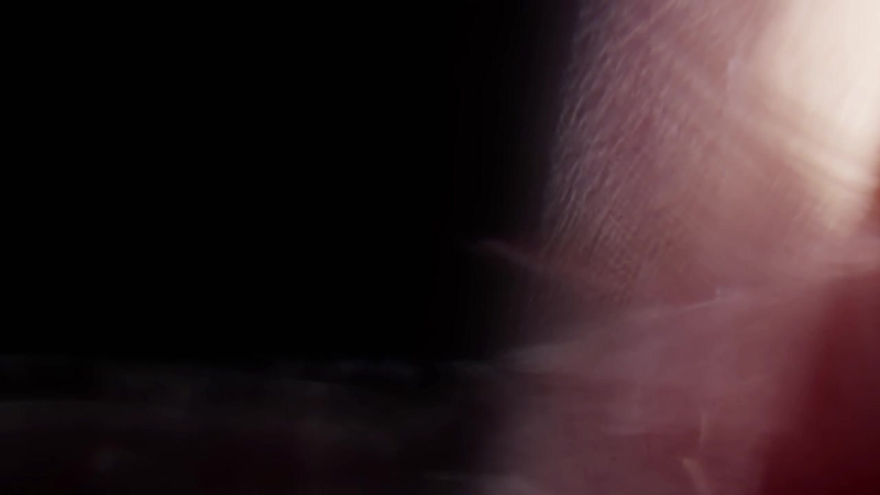Abstract Light Leak Transition on Black Background