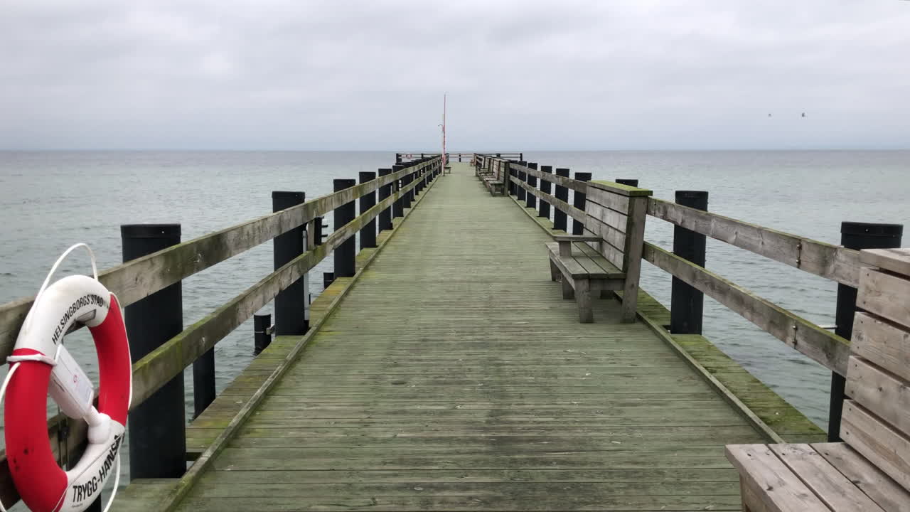 life saving ring on a board walk