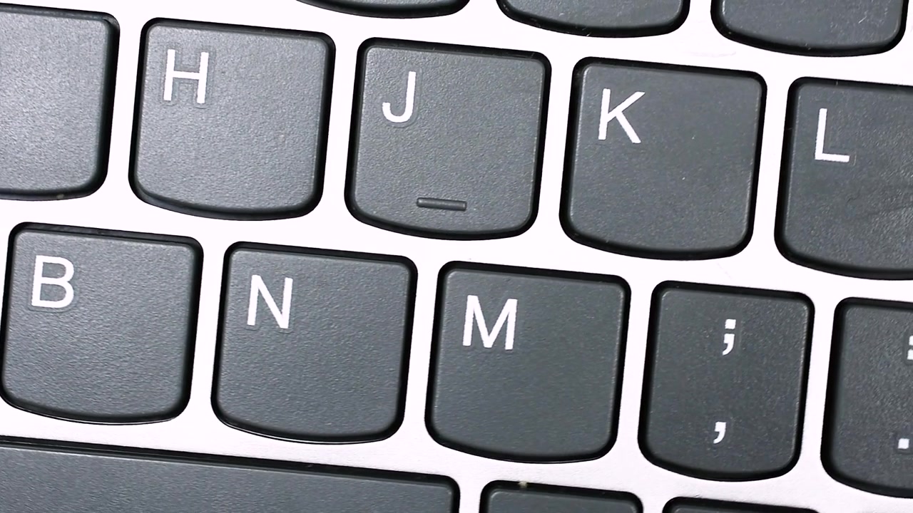 Spinning Computer Keyboard Top View