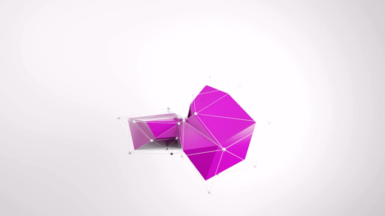 4k polígonos abstractos que se colapsan.