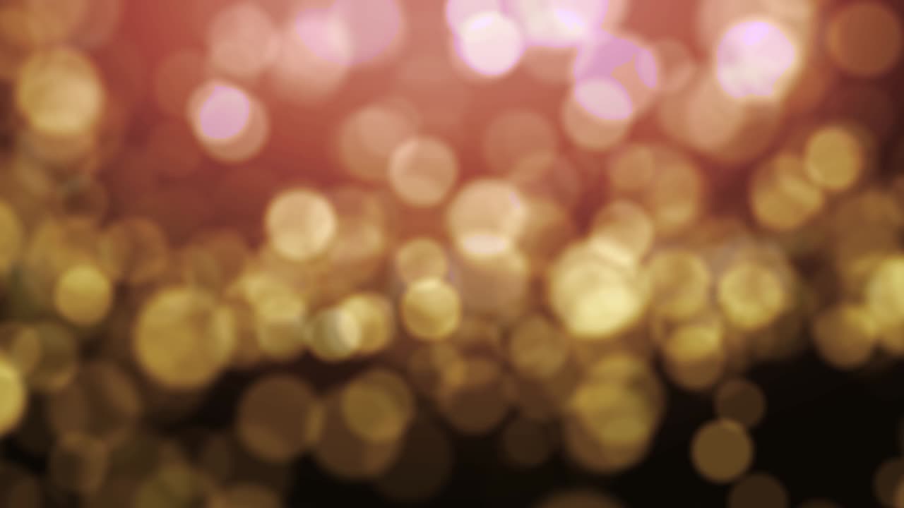 círculo de bucle sin costura bokeh luces de fondo. desenfocado de las llamaradas de fuga de luz. 4k imágenes de animaciónd