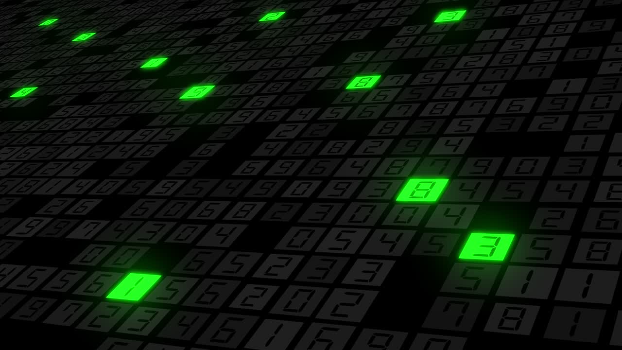 Abstract background with binary code