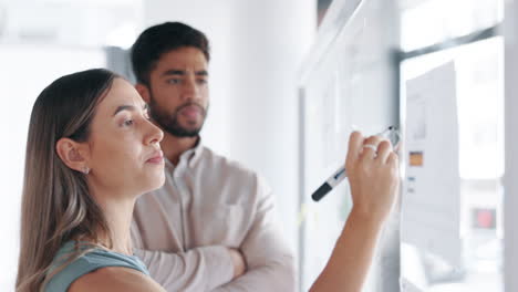 Denken,-Brainstorming-Und-Team-Schreiben-Von-Ideen