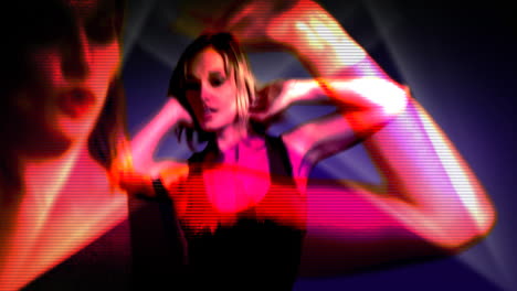 dancing in a nightclub