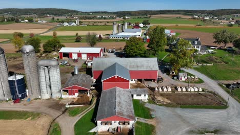 vista dei terreni agricoli dell'america rurale