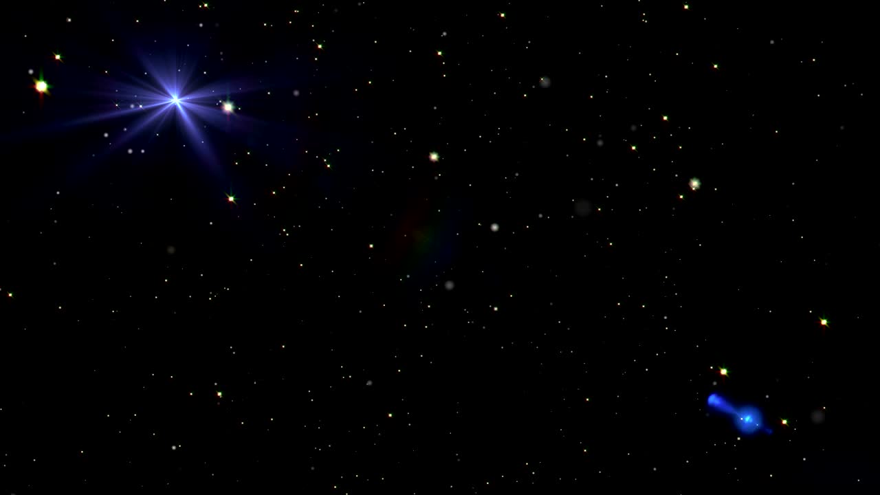 el fondo de las estrellas de bucle