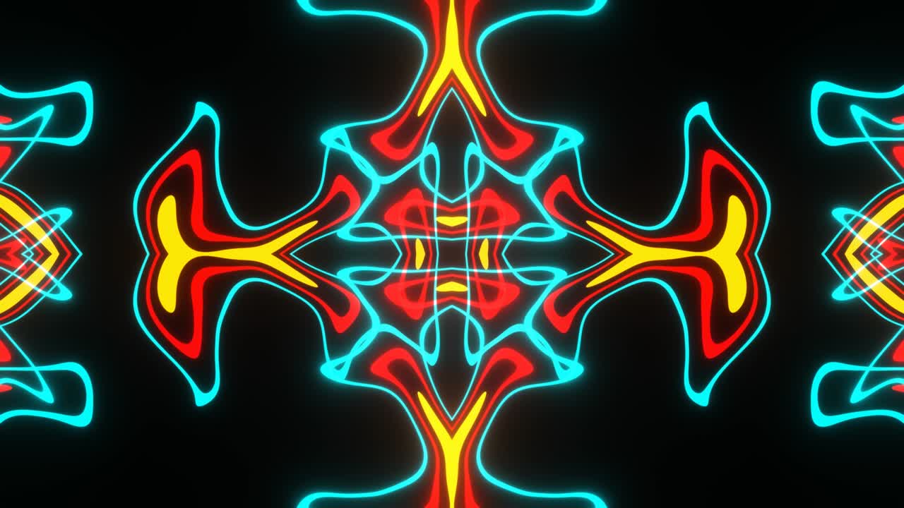 pulsando con colores brillantes abstracción musical