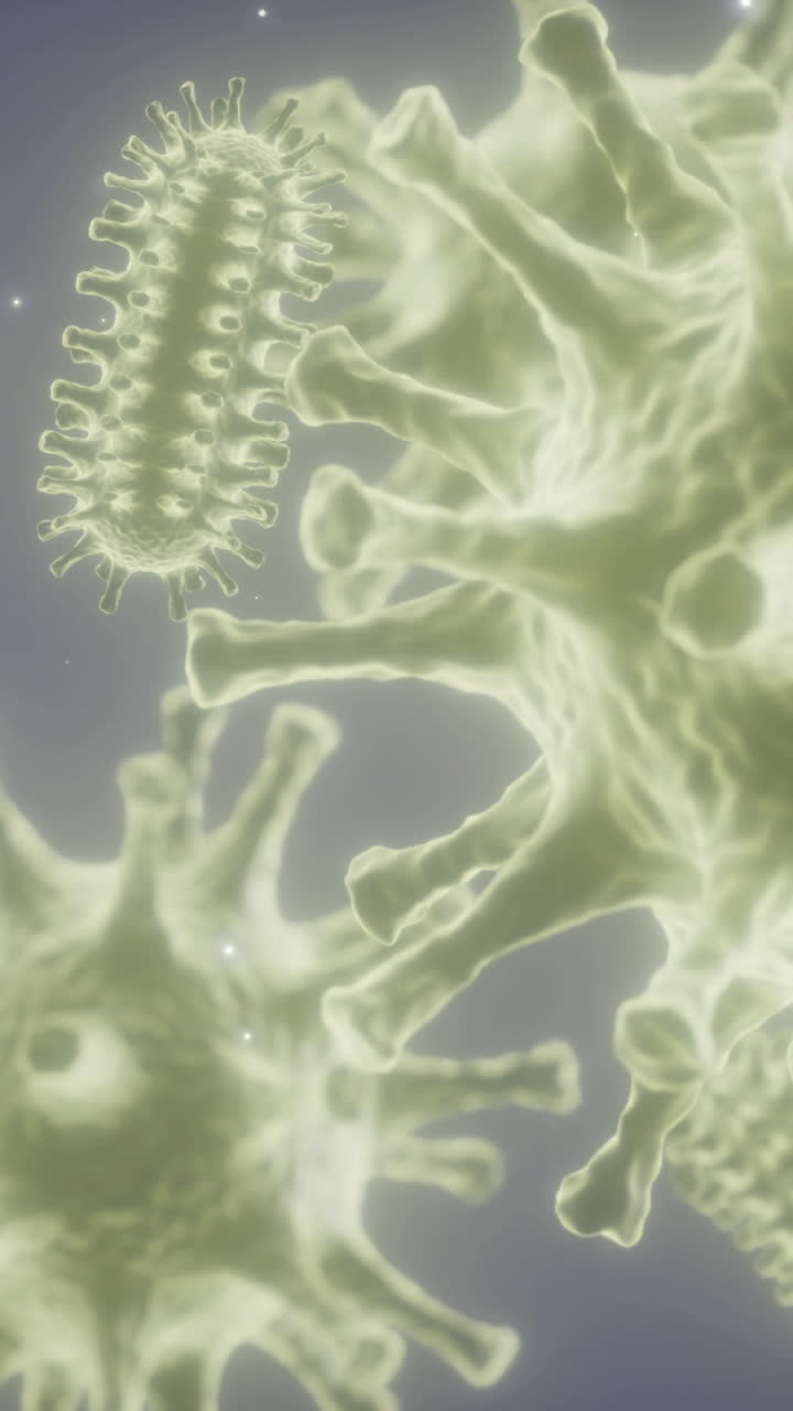 Tiny organisms dance in a microscopic view of vibrant life