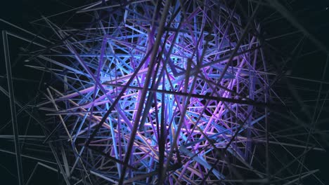 abstracto de líneas geométricas 3d de fondo